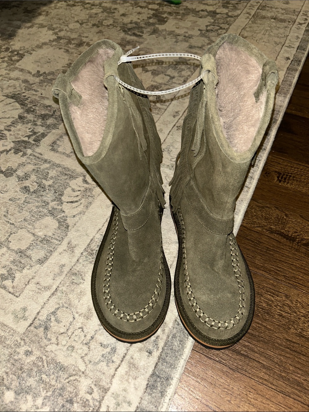 Free People Suede Tassell Boots
